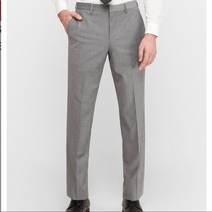NWT Express Wool Blend Performance Dress Pant Gray